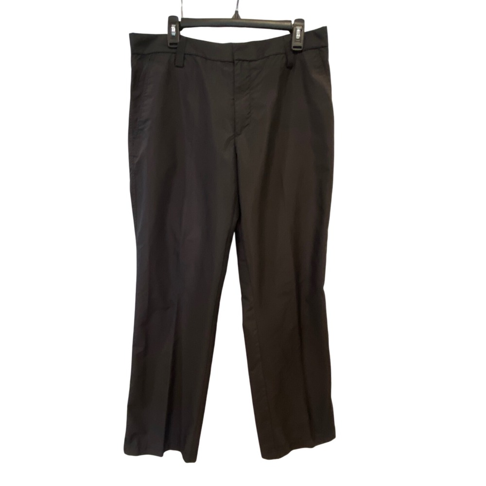 J.Lindeberg Golf Pants‎ Mens 36 x 32 Moisture Wicking Stretch Black Trousers